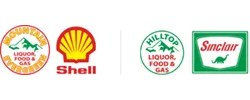 Mountain Liquor & Shell Gas logo